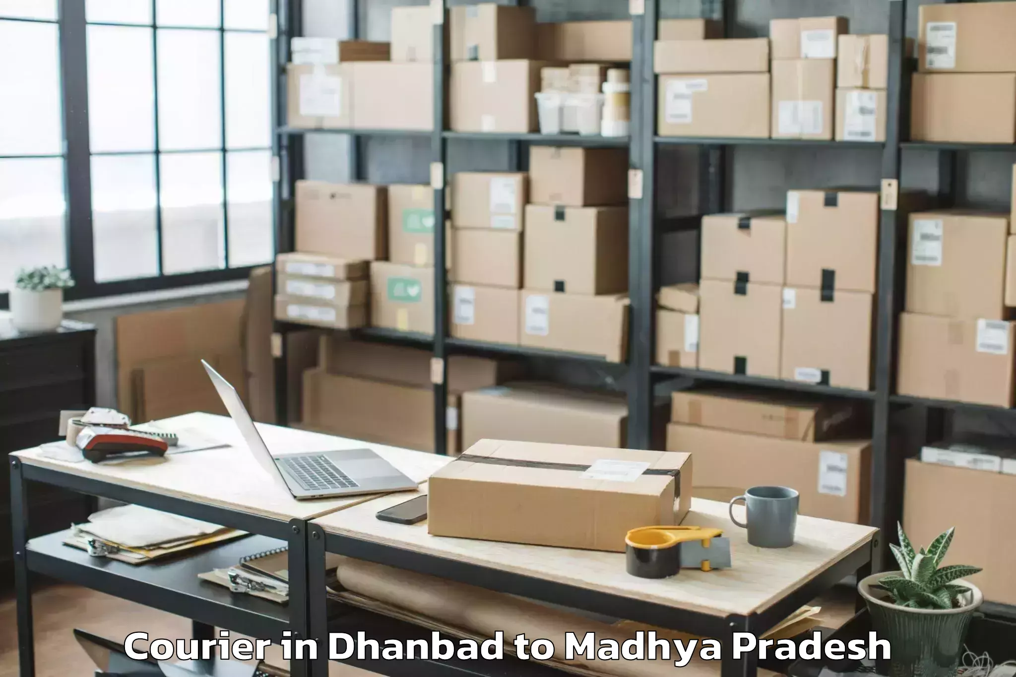 Reliable Dhanbad to Baldevgarh Courier